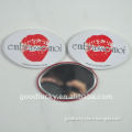 Oval-shaped personalized promotion gift tin metal mirror